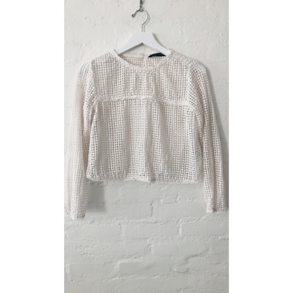 Zara Women lace esque top - Picture 1 of 3